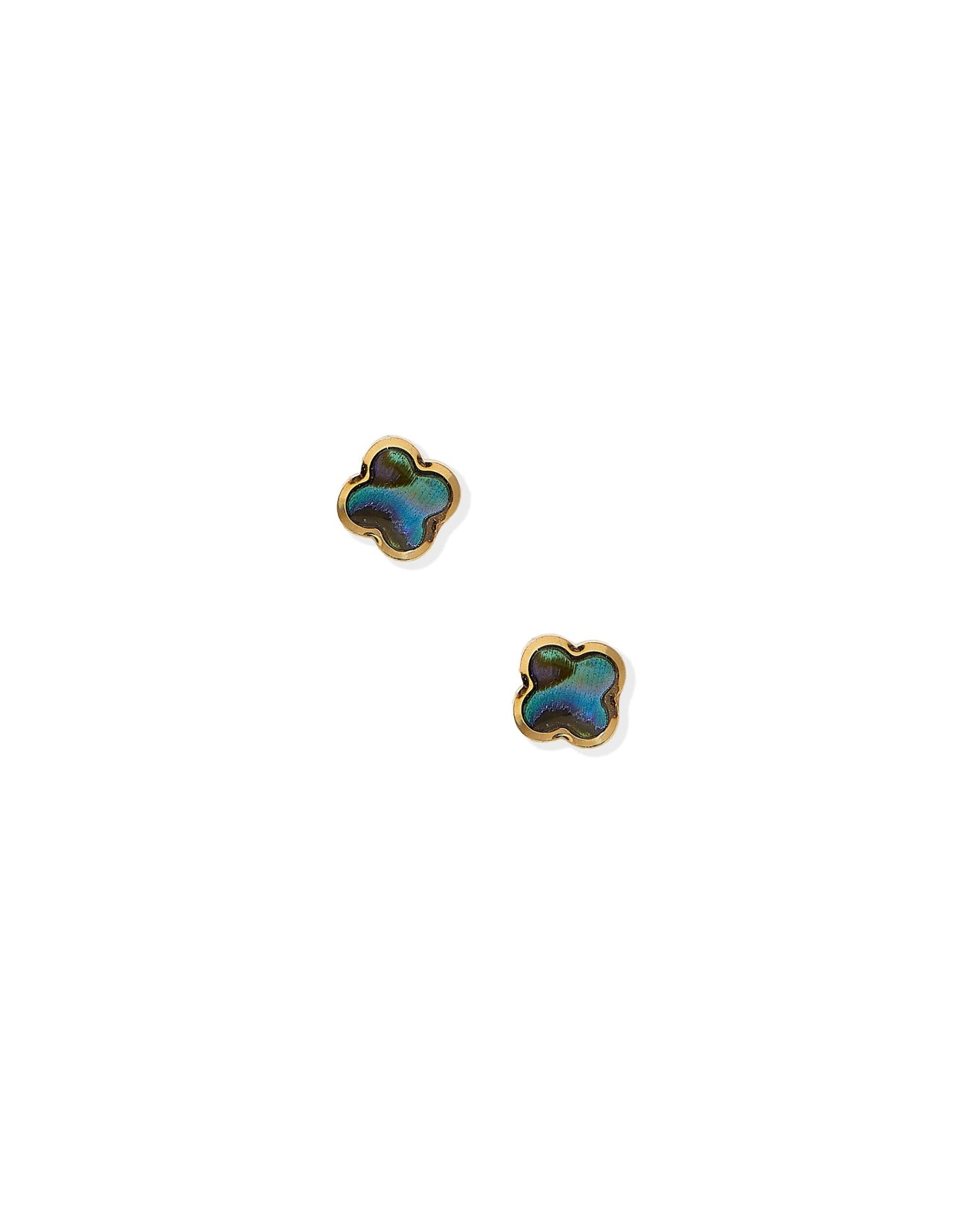 Screwback Stud Earrings - Midnight Clover - LINNY CO WholesaleStuds