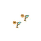 Screwback Stud Earrings - Midnight Dolphin - LINNY CO WholesaleStuds