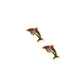 Screwback Stud Earrings - Midnight Dolphin - LINNY CO WholesaleStuds