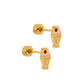 Screwback Stud Earrings - Milkshake - LINNY CO WholesaleStuds