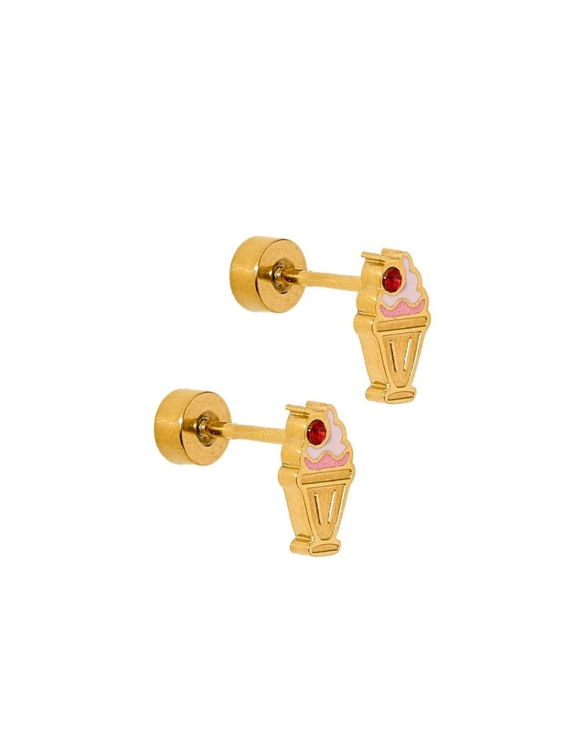 Screwback Stud Earrings - Milkshake - LINNY CO WholesaleStuds