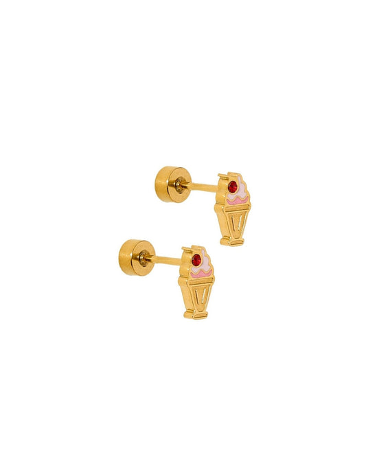 Screwback Stud Earrings - Milkshake - LINNY CO WholesaleStuds