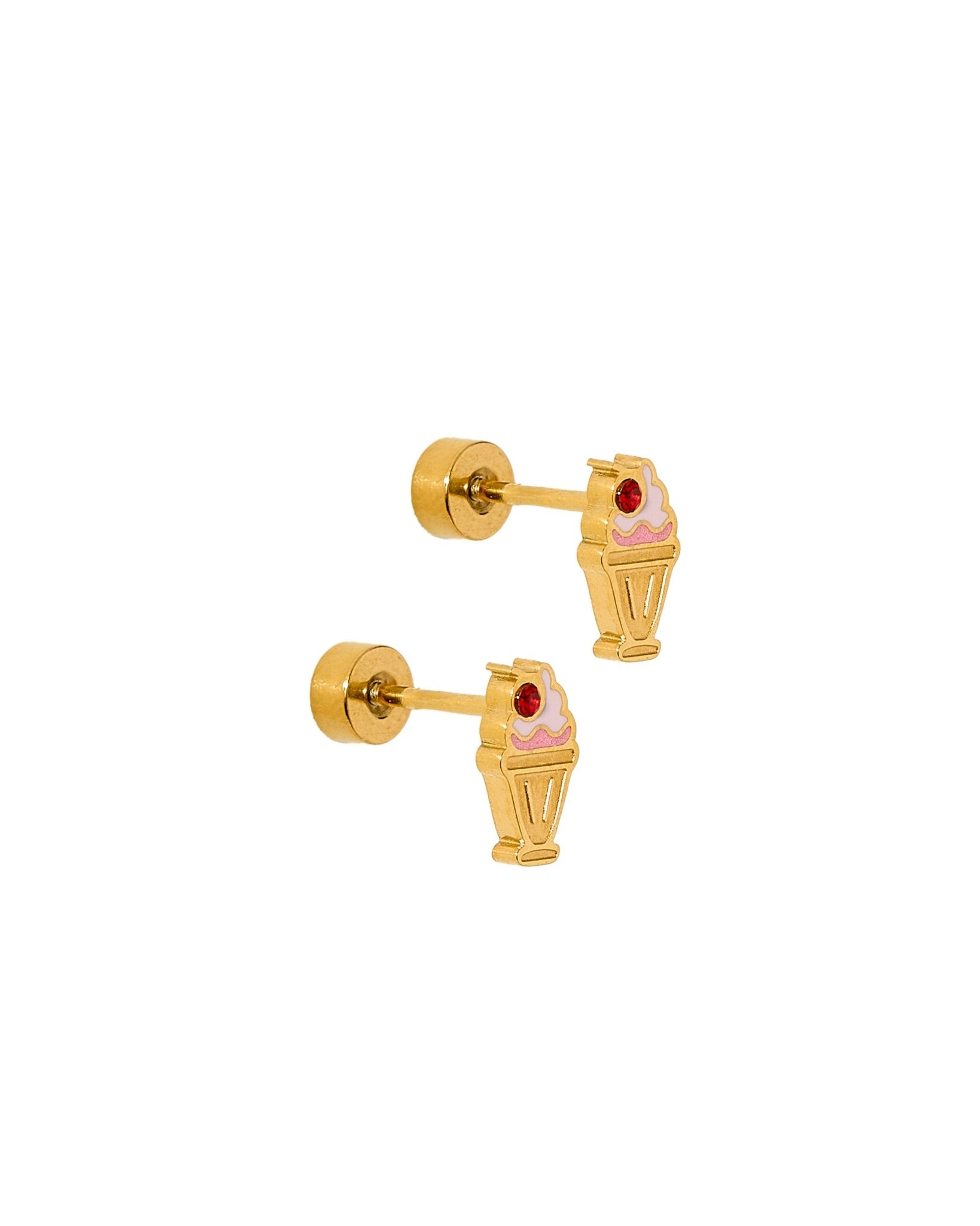 Screwback Stud Earrings - Milkshake - LINNY CO WholesaleStuds