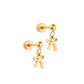 Screwback Stud Earrings - Millie Bow - LINNY CO WholesaleStuds