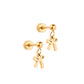 Screwback Stud Earrings - Millie Bow - LINNY CO WholesaleStuds