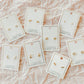 Screwback Stud Earrings - Millie Heart - LINNY CO WholesaleStuds