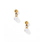 Screwback Stud Earrings - Millie Pearl Gold - LINNY CO WholesaleStuds