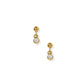 Screwback Stud Earrings - Millie Sparkle CZ Gold - LINNY CO WholesaleStuds