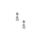 Screwback Stud Earrings - Millie Sparkle CZ Silver - LINNY CO WholesaleStuds