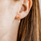 Screwback Stud Earrings - Millie Teardrop CZ Gold - LINNY CO WholesaleStuds