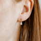 Screwback Stud Earrings - Millie Teardrop CZ Gold - LINNY CO WholesaleStuds