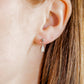 Screwback Stud Earrings - Millie Teardrop CZ Silver - LINNY CO WholesaleStuds