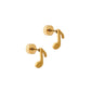 Screwback Stud Earrings - Music Note - LINNY CO WholesaleStuds