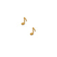 Screwback Stud Earrings - Music Note - LINNY CO WholesaleStuds