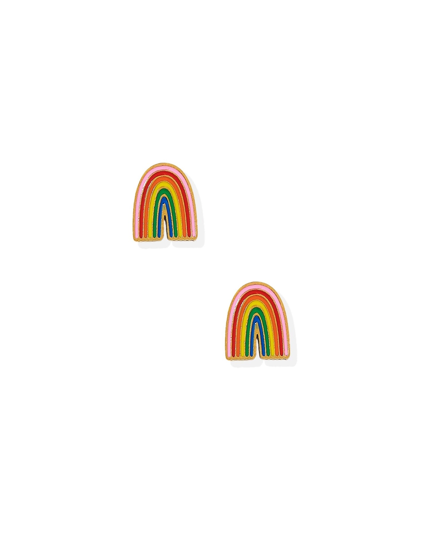 Screwback Stud Earrings - Noah Rainbow - LINNY CO WholesaleStuds