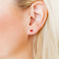 Screwback Stud Earrings - Nora Heart Red - LINNY CO WholesaleStuds