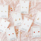 Screwback Stud Earrings - Nora Heart Red - LINNY CO WholesaleStuds