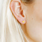 Screwback Stud Earrings - Nora Heart Yellow - LINNY CO WholesaleStuds