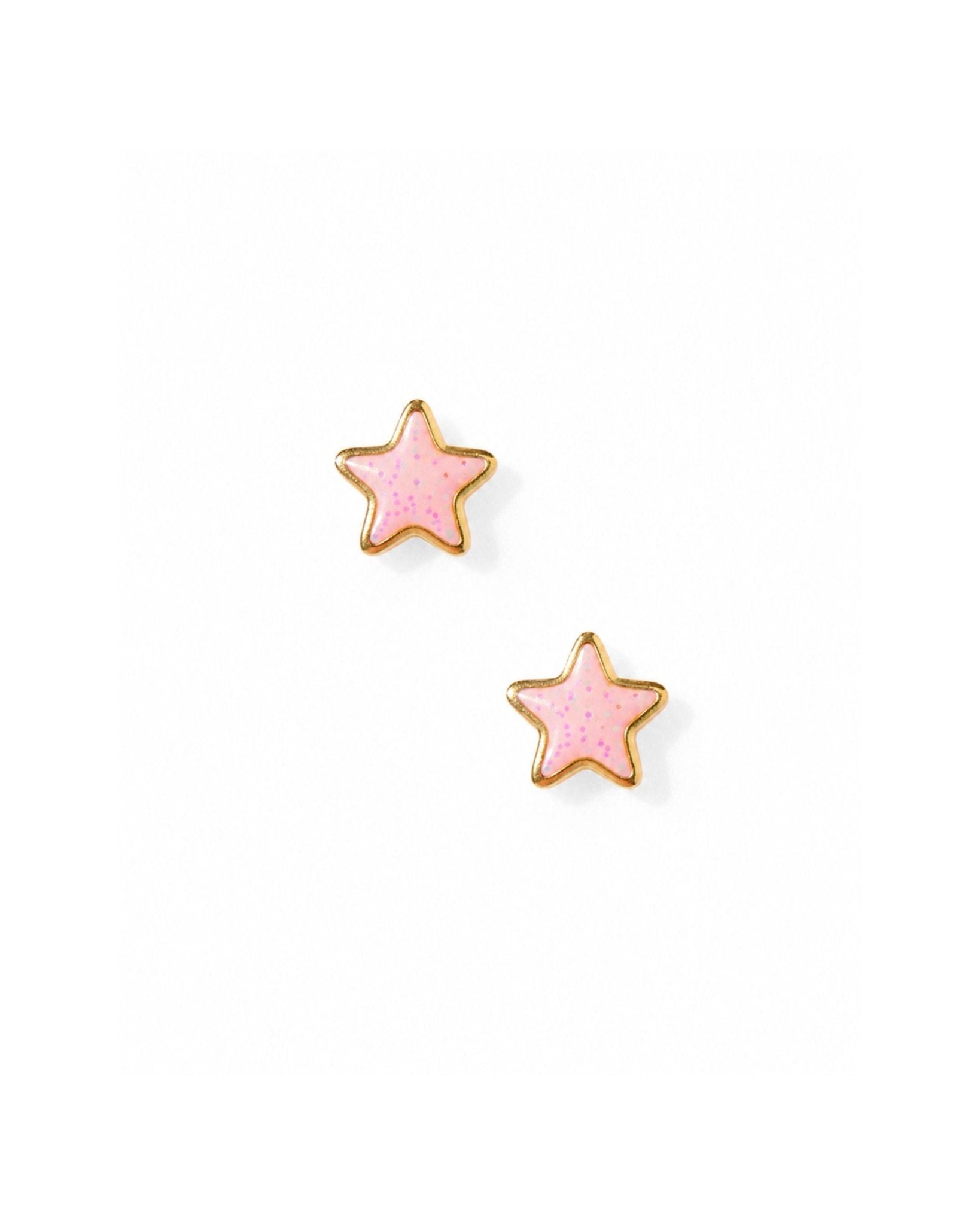 Screwback Stud Earrings - Nora Star Pink - LINNY CO WholesaleStuds