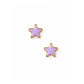 Screwback Stud Earrings - Nora Star Purple - LINNY CO WholesaleStuds