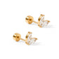 Screwback Stud Earrings - Nova Gold - LINNY CO WholesaleStuds
