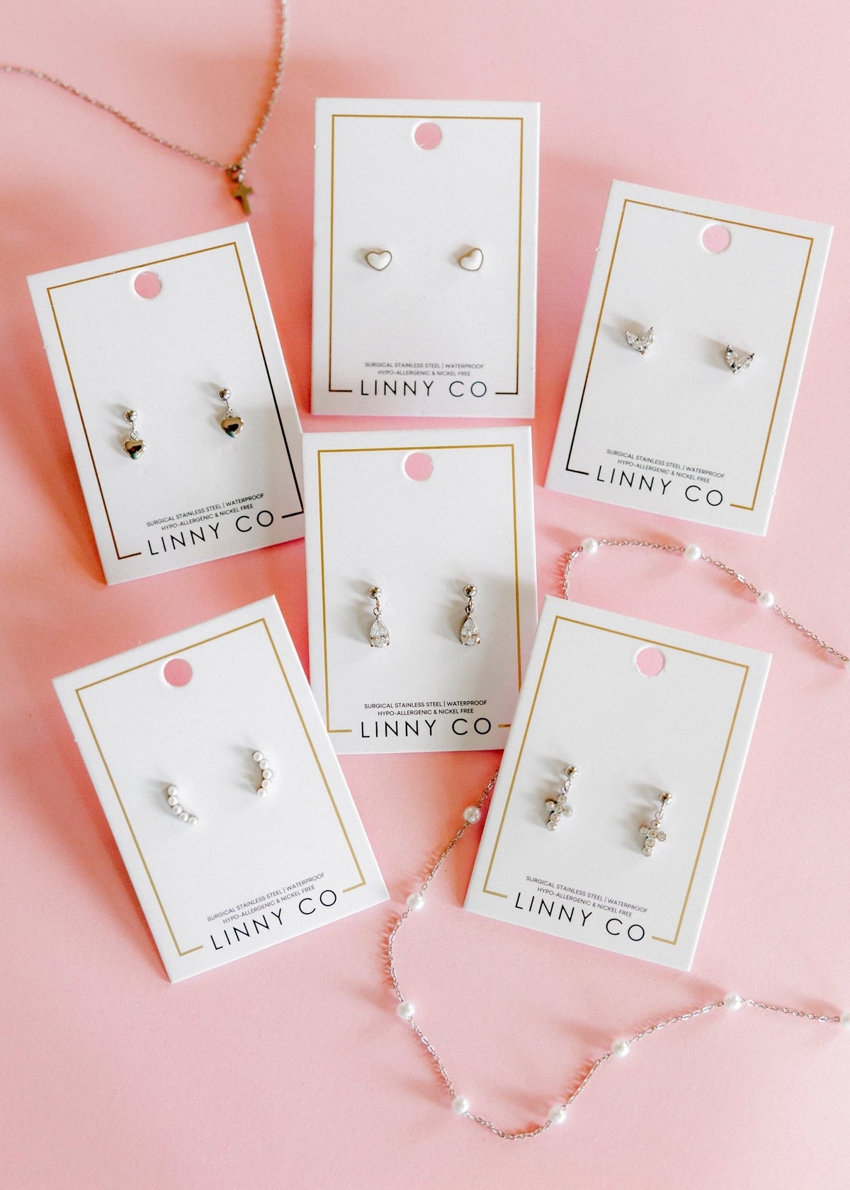 Screwback Stud Earrings - Nova Silver - LINNY CO WholesaleStuds