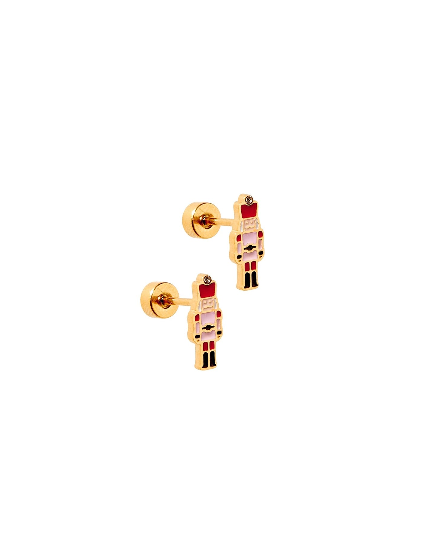 Screwback Stud Earrings - Nutcracker - LINNY CO WholesaleStuds