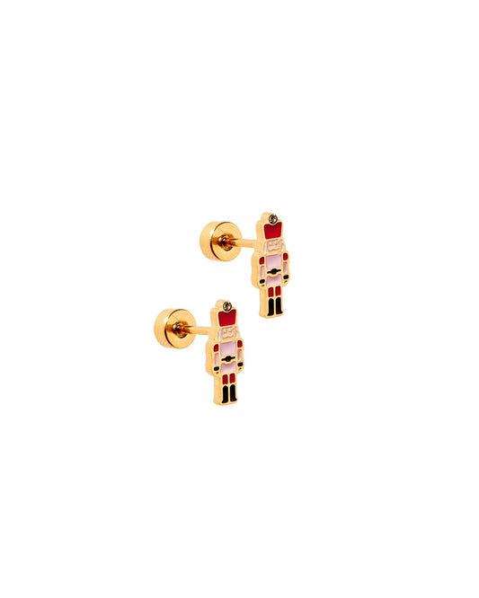 Screwback Stud Earrings - Nutcracker - LINNY CO WholesaleStuds