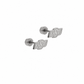 Screwback Stud Earrings - Oklahoma State Logo Silver - LINNY CO WholesaleStud