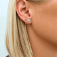 Screwback Stud Earrings - Oklahoma State Logo Silver - LINNY CO WholesaleStud