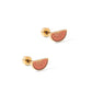 Screwback Stud Earrings - Orange Slice - LINNY CO WholesaleStuds