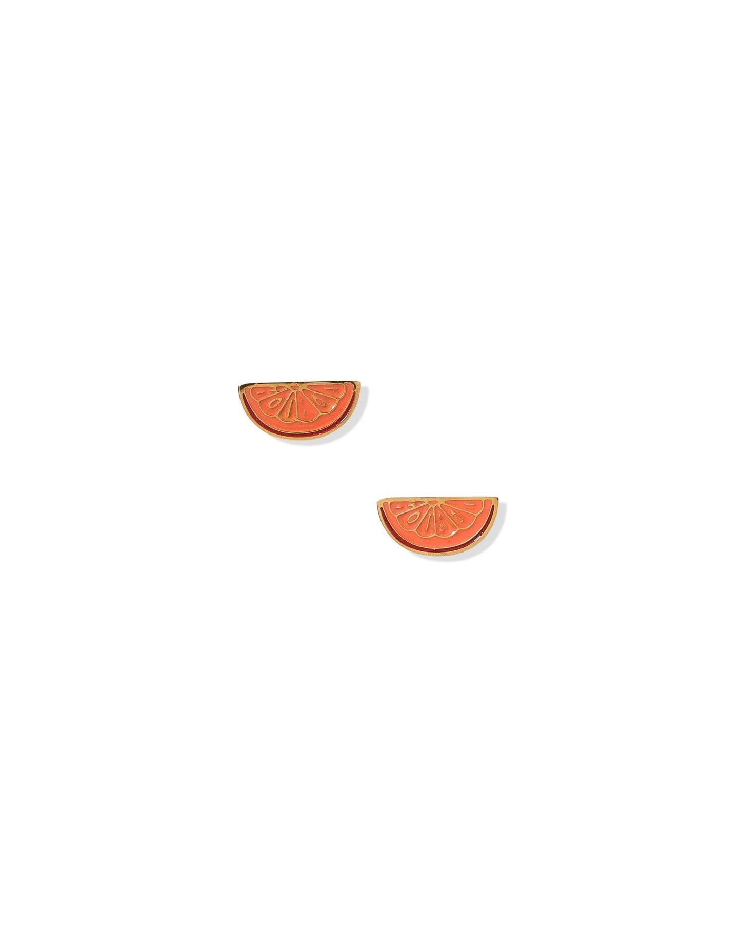 Screwback Stud Earrings - Orange Slice - LINNY CO WholesaleStuds