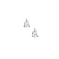 Screwback Stud Earrings - Paige Pear Silver - LINNY CO WholesaleStuds