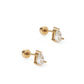 Screwback Stud Earrings - Paige Pear - LINNY CO WholesaleStuds