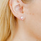 Screwback Stud Earrings - Palm Tree Silver - LINNY CO WholesaleStuds