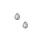 Screwback Stud Earrings - Paloma Pear Silver - LINNY CO WholesaleStuds