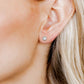 Screwback Stud Earrings - Paw Print Silver - LINNY CO WholesaleStuds