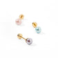 Screwback Stud Earrings - Payton Pearl Blue 5mm - LINNY CO WholesaleStuds