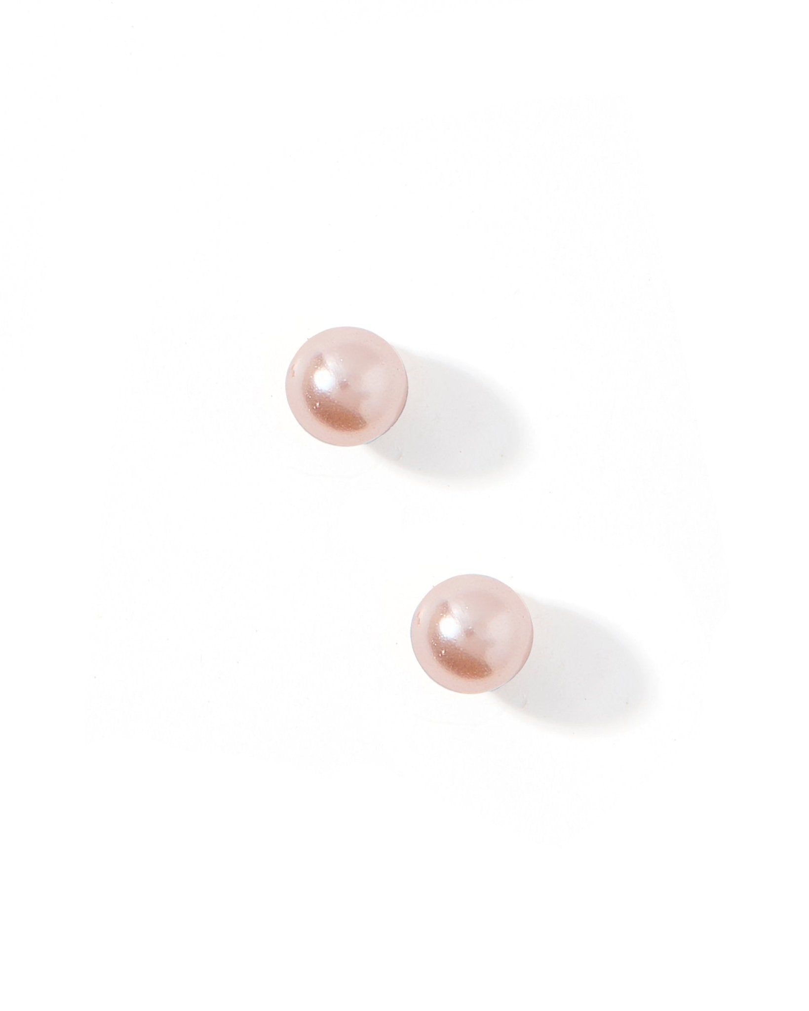 Screwback Stud Earrings - Payton Pearl Pink 5mm - LINNY CO WholesaleStuds