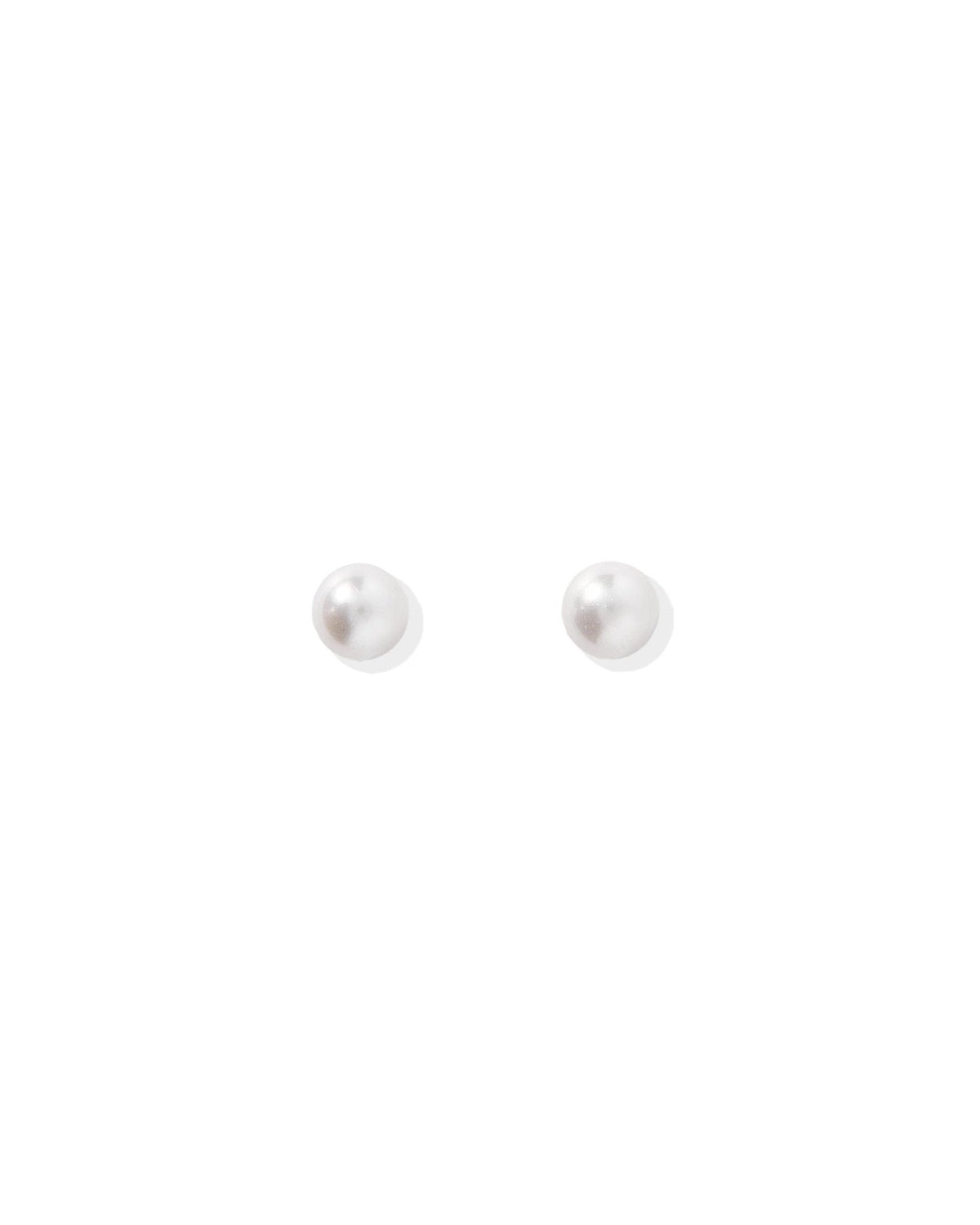 Screwback Stud Earrings - Payton Pearl White 5mm - LINNY CO WholesaleStuds
