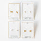 Screwback Stud Earrings - Payton Pearl White 5mm - LINNY CO WholesaleStuds
