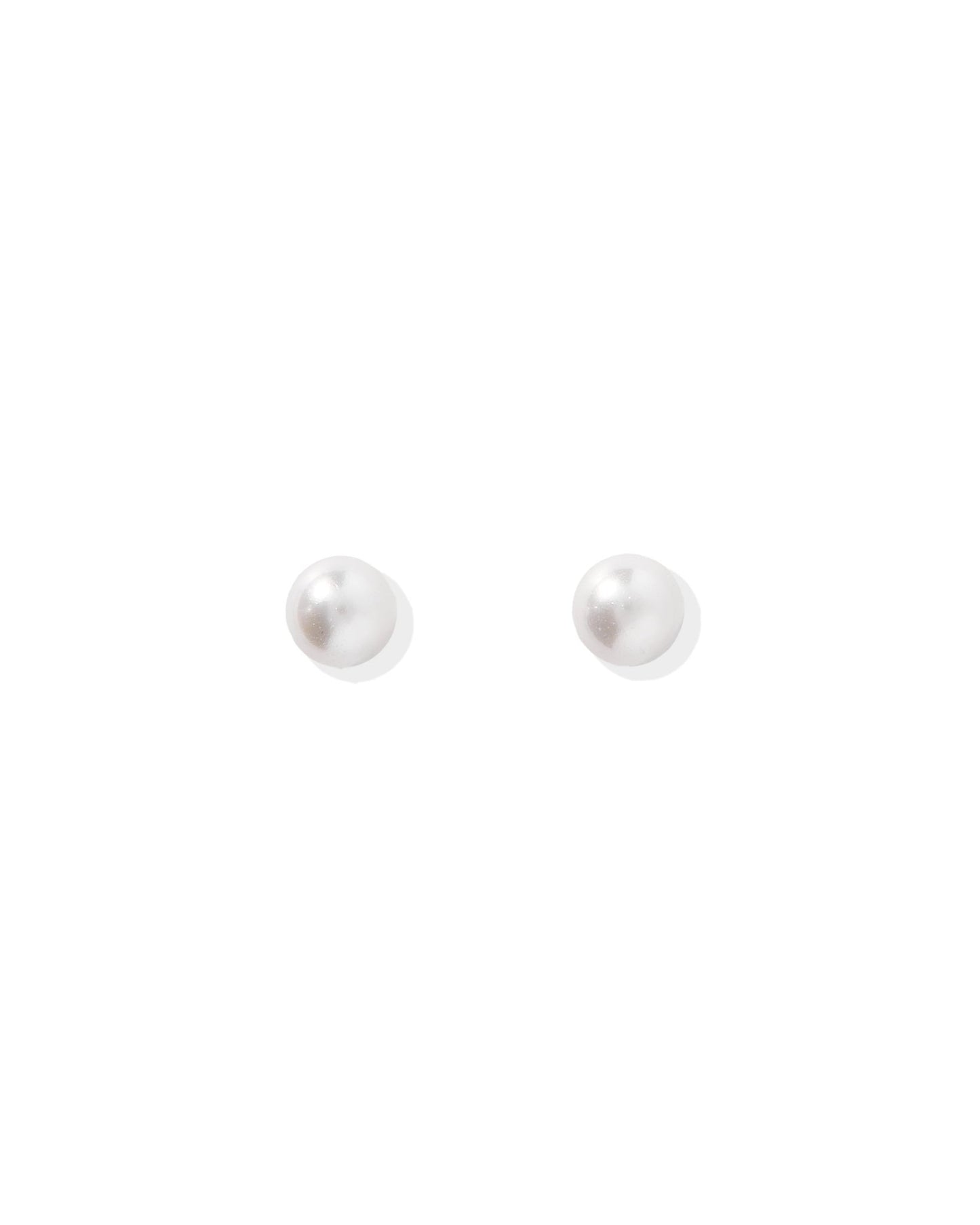 Screwback Stud Earrings - Payton Pearl White 5mm - LINNY CO WholesaleStuds