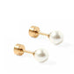 Screwback Stud Earrings - Payton Pearl White 5mm - LINNY CO WholesaleStuds