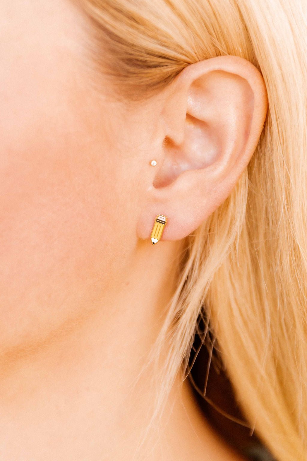 Screwback Stud Earrings - Pencil - LINNY CO WholesaleStuds