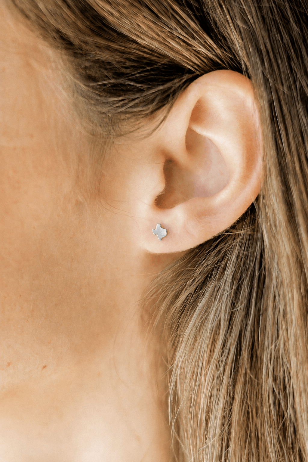 Screwback Stud Earrings - Petite Texas Silver - LINNY CO WholesaleStuds