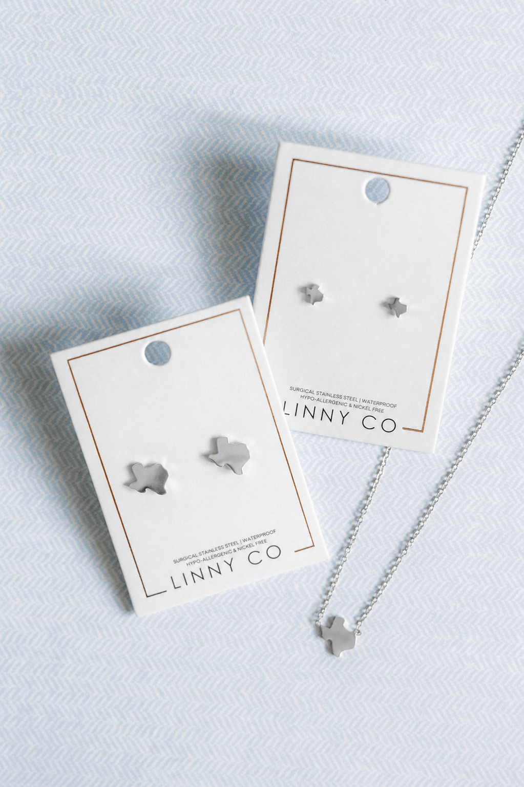 Screwback Stud Earrings - Petite Texas Silver - LINNY CO WholesaleStuds