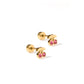 Screwback Stud Earrings - Pink Cherry - LINNY CO WholesaleStuds