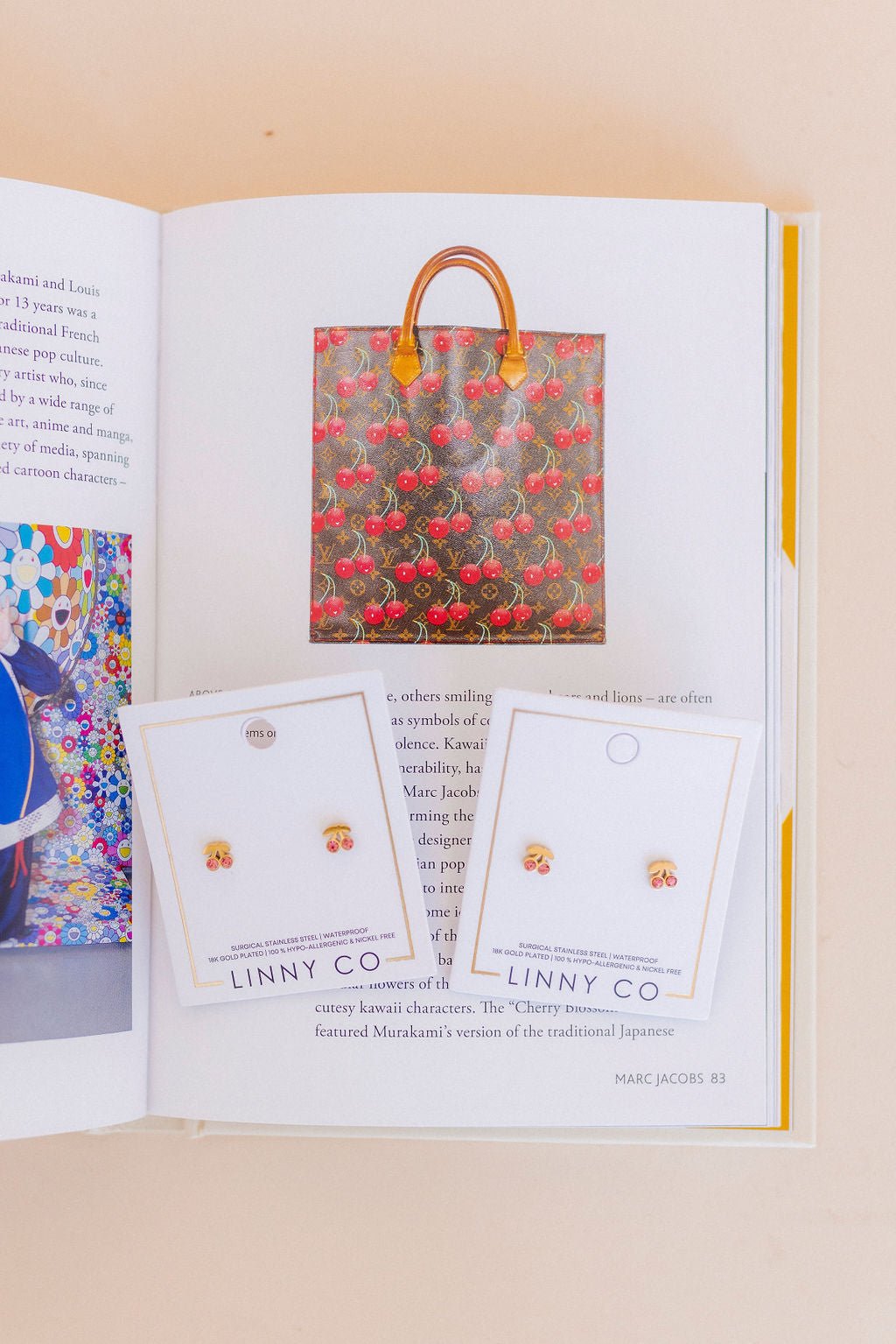 Screwback Stud Earrings - Pink Cherry - LINNY CO WholesaleStuds