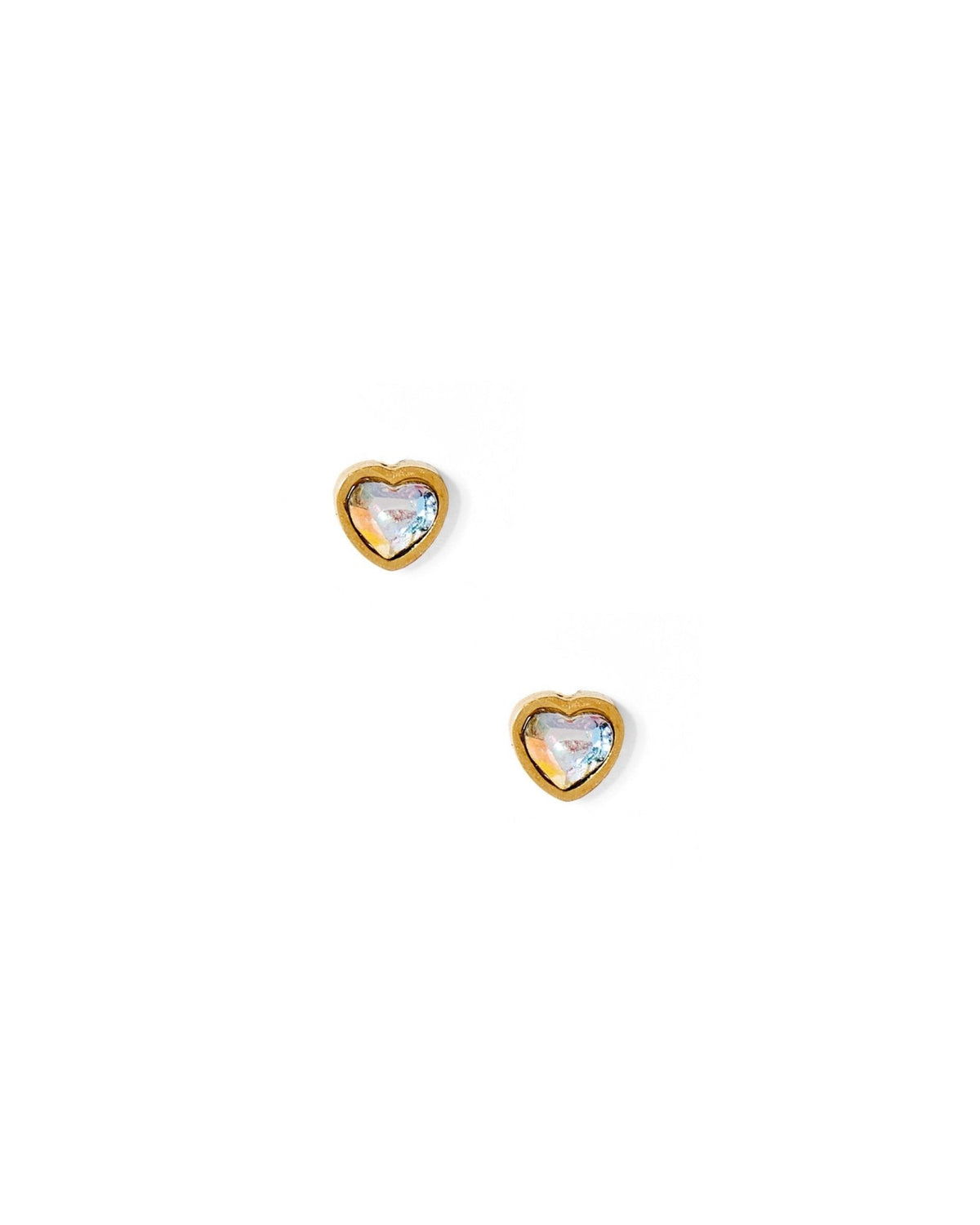 Screwback Stud Earrings - Polly Heart - LINNY CO WholesaleStuds