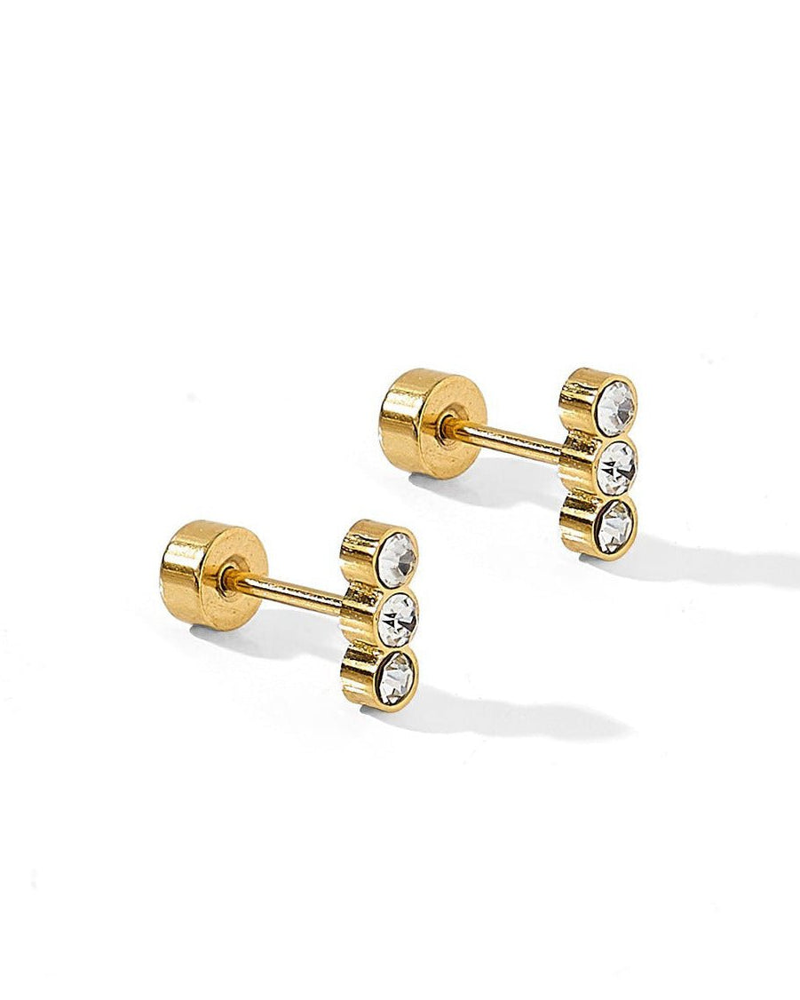 Screwback Stud Earrings - Poppy - LINNY CO WholesaleStuds